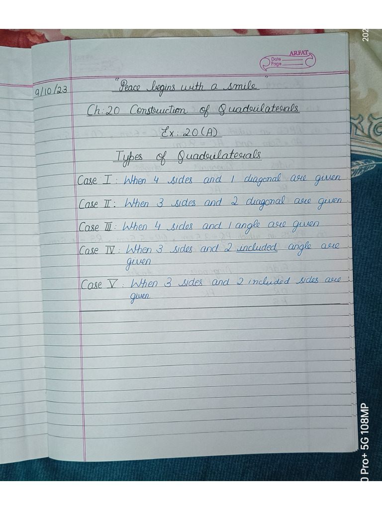 Construction of quadrilateral pdf