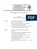 SK Kegiatan PTM Posbindu