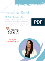 Atenção Atividade Fluência TEA Carolina Burd