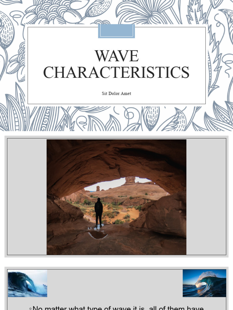 Wave Characteristics and Calculations | PDF