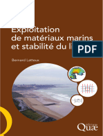 Extrait Exploitation de Materiaux Marins Et Stabili