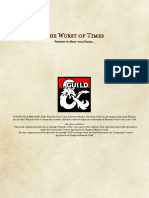 The Wurst of Times (5e Adventure)