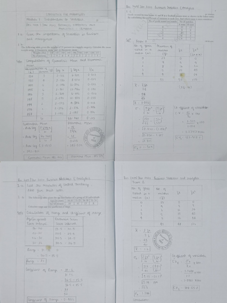 All Exams Solutions | PDF