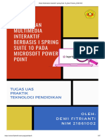 Modul Multimedia Interaktif I Spring Suite 10 - Dewi Fitrianti - 21861002