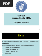 Chapter 4 (Lists)