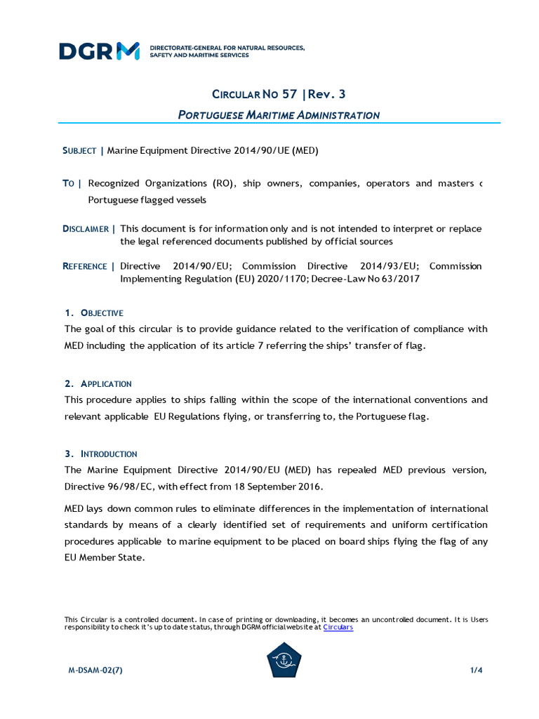 C 57 Rev3 (EN) Marine Equipment Directive PDF Directive