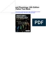 Anatomy and Physiology 10th Edition Patton Test Bank