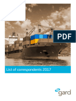 Gard List of Correspondents 2017