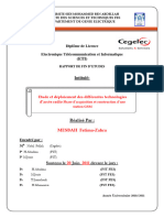 Etude Et Déploiement Des Différentes Technologies D'accès Radio Phase D'acquisition Et Construction D'une Station GSM - Mesbah F