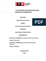 Aplicación Las Técnicas para Identificación y Análisis de Problemas