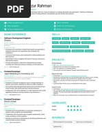 Minhazur React Developer Resume