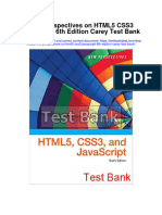 New Perspectives On Html5 Css3 Javascript 6th Edition Carey Test Bank