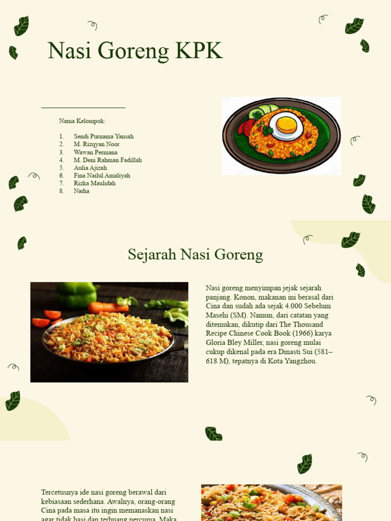 Nasi Goreng | PDF
