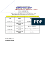 TY Sem 6 Regular Timetable MAY 2021