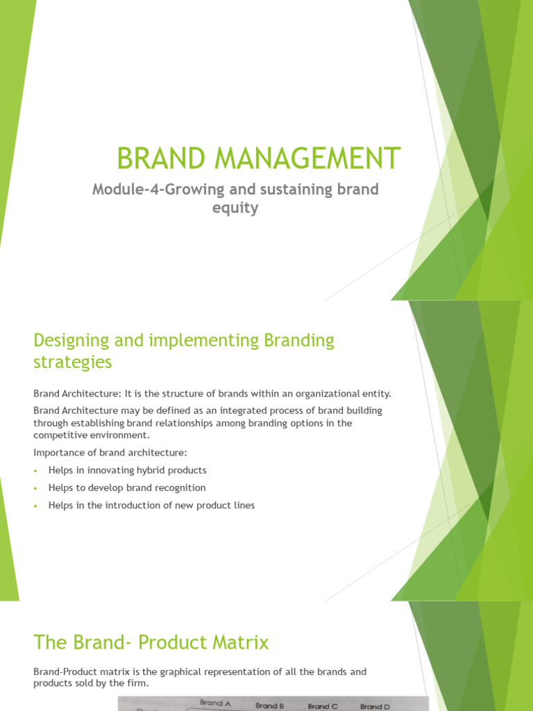 Brand Management Strategies Guide | PDF | Brand | Marketing