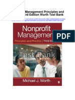 Nonprofit Management Principles and Practice 3rd Edition Worth Test Bank