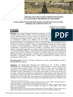 Responsabilidade Civil Pelo Tratamento de Dados Na LGPD