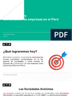 Semana 6 - Las sociedades, constitución de empresas en el Perú