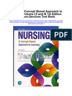 Nursing A Concept Based Approach To Learning Volume I II and III 1st Edition Pearson Services Test Bank