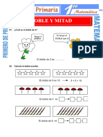 Doble y Mitad para Primero de Primaria