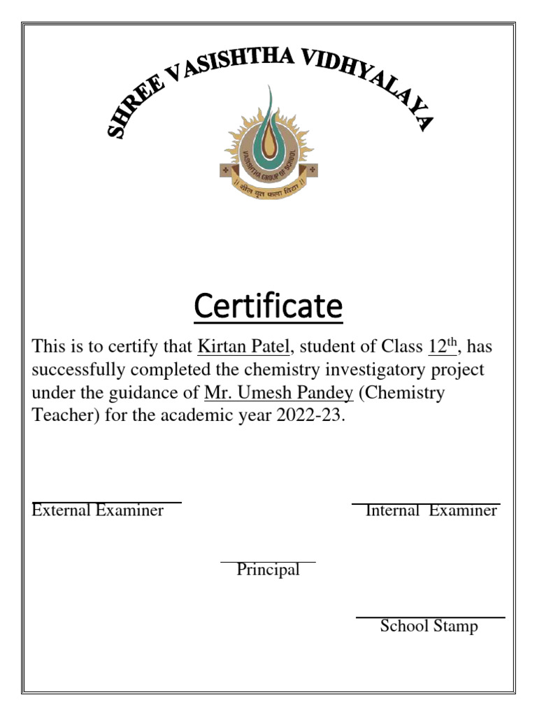 Certificate Sample | PDF