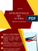 Intelektuwalismo at Wika