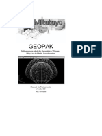 Geo Pak Win 3 Manual - TRIDIMENSIONAL