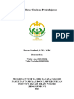 Prinsip Dasar Evaluasi Pembelajaran KL 1