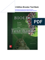 Biology 4th Edition Brooker Test Bank