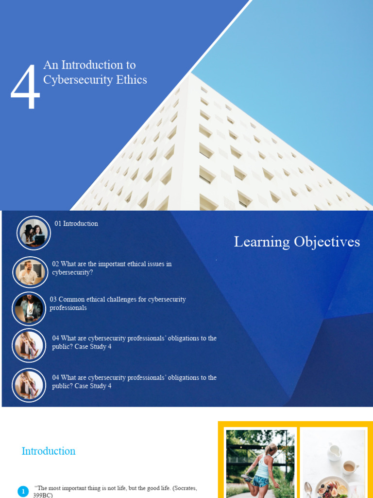 Cybersecurity Ethics Overview | PDF | Computer Security | Security