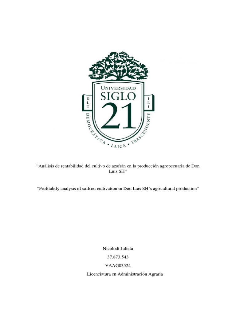 TFG - Julieta Nicolodi | PDF | Evaluación de impacto ambiental ...