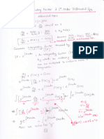 Integrating Factor - 1st Order DE