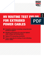 HV Routine Test Fields For Extruded Power Cables Product Brochure 9.21 5 en