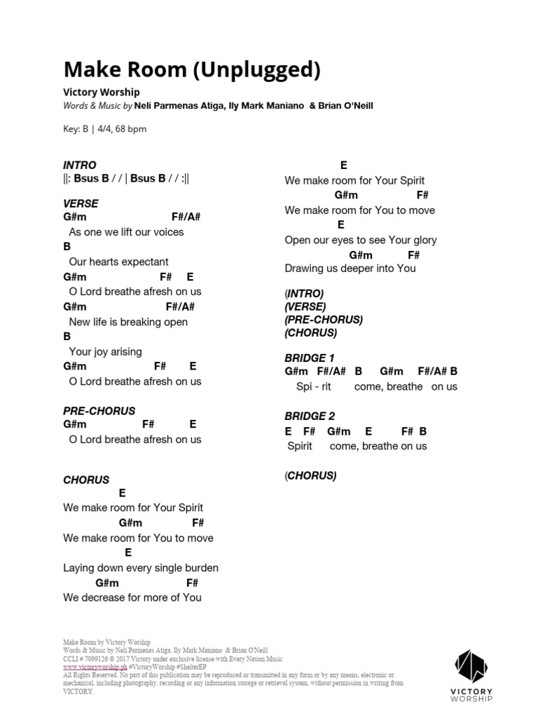 Make room unplugged version pdf song structure musical forms