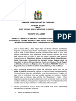 Tangazo La Vijana Kuomba Mafunzo Ya Uanagenzi Awamu Ya Sita 2023-24