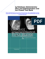 Oracle 10g Database Administrator Implementation and Administration 2nd Edition Powell Test Bank