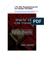 Oracle 11g PL SQL Programming 2nd Edition Casteel Test Bank