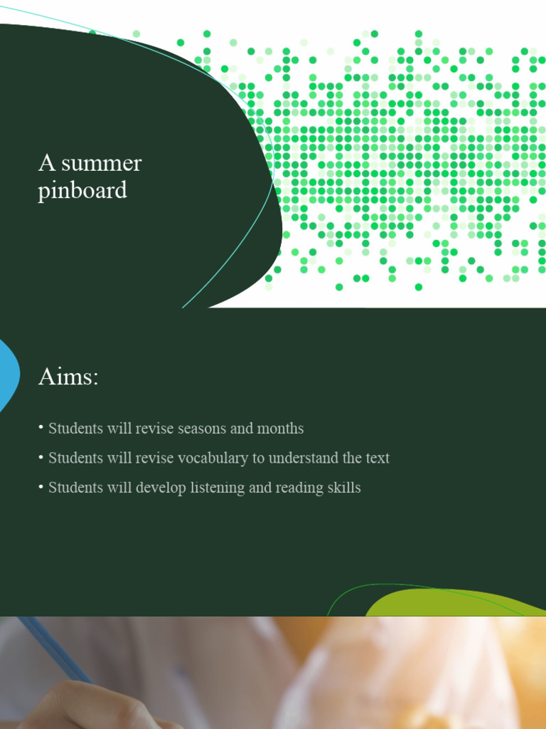 A Summer Pinboard | PDF