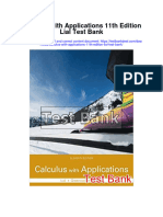 Calculus With Applications 11th Edition Lial Test Bank