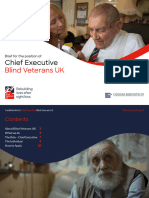 Candidate Brief Published - Blind Veterans UK - Chief Executive