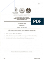 Trial Maths Pmr 2011 Perak Paper 1
