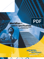 Meridian 1 System Specs