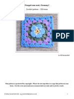 Forget Me Not Granny Square 2023