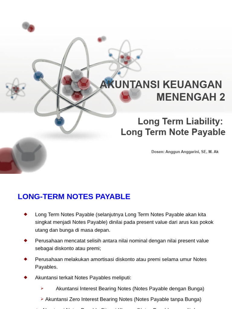 Akuntansi Notes Payable Jangka Panjang | PDF