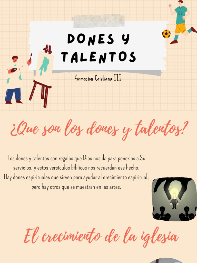 Dones y Talentos para el Servicio de Dios | PDF