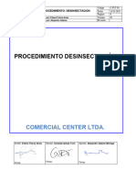 Procedimiento Desinsectación