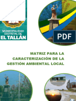 Matriz de Caracterizacion de Gestion Ambiental PDF