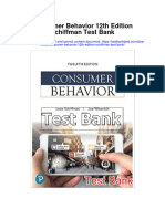 Consumer Behavior 12th Edition Schiffman Test Bank