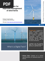 Digital Twin Note For Wind Turbine