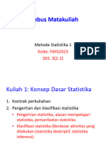 01a Silabus MK Metode Statistika 1